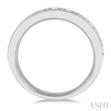 1 ctw Round Cut Diamond Wedding Band in 14K White Gold