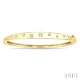 .50CTRDDM MOSAIC BANGLE YG 10K-G*