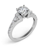 Side Stone - Prong Set Engagement Rings