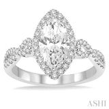 Marquise Shape Diamond Engagement Ring