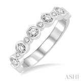 Stackable Diamond Wedding Band