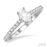 Oval Shape Diamond Engagement Ring