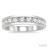 11 Stone Channel Set Diamond Wedding Band