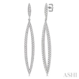 Diamond Fashion Long Earrings