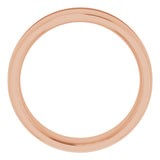 14K Rose 3/8 CTW Natural Diamond Band