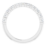 14K White 3/4 CTW Natural Diamond Anniversary Band