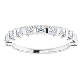 14K White 3/4 CTW Natural Diamond Anniversary Band