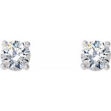 Platinum 1/5 CTW Natural Diamond Cocktail-Style Earrings