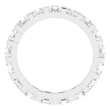 Platinum 1 3/4 CTW Natural Diamond Eternity Band Size 5