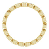 Bezel-Set Eternity Band