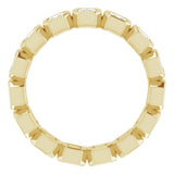 Bezel-Set Eternity Band