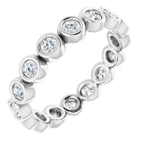 Bezel-Set Eternity Band