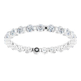 Platinum 3/4 CTW Natural Diamond Eternity Band Size 6