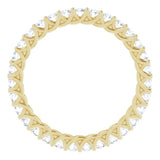 14K Yellow 9/10 CTW Natural Diamond Eternity Band