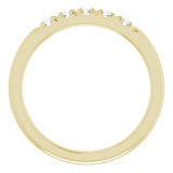 14K Yellow 1/3 CTW Natural Diamond French-Set Anniversary Band