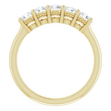 14K Yellow 1/6 CTW Natural Diamond Anniversary Band