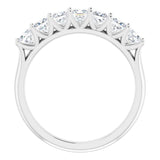 Platinum 1 1/8 CTW Natural Diamond Anniversary Band