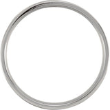 Titanium 4 mm Comfort-Fit Flat Band Size 10