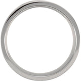 Titanium 8 mm Comfort-Fit Flat Band Size 12