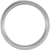 Titanium 6 mm Comfort-Fit Flat Band Size 10.5