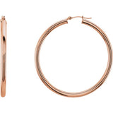 Tube Hoop Earrings