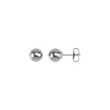 Ball Earrings With Bright Finish