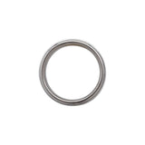 Tungsten 8 mm Stepped-Edge Inlay Comfort-Fit Band  Size 12