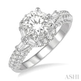 Semi-Mount Diamond Engagement Ring