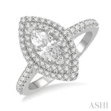 Marquise Shape Diamond Engagement Ring