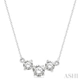 Past Present & Future Diamond Necklace