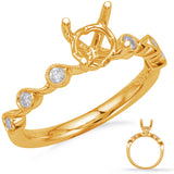 14 Kt Yellow Gold Vintage Engagement Rings