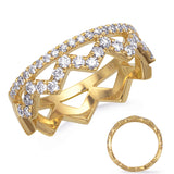 14 Kt Yellow Gold Diamond Fashion Diamond Rings