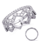 14 Kt White Gold Diamond Fashion Diamond Rings
