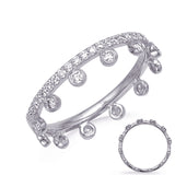 14 Kt White Gold Diamond Fashion Diamond Rings