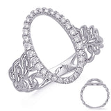 14 Kt White Gold Diamond Fashion Diamond Rings