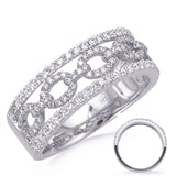 14 Kt White Gold Diamond Fashion Diamond Rings