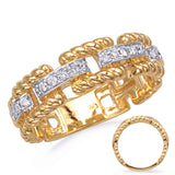 14 Kt Yellow Gold Diamond Fashion Diamond Rings