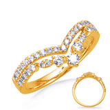 14 Kt Yellow Gold Diamond Fashion Diamond Rings