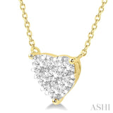 Heart Shape Lovebright Essential Diamond Necklace