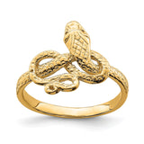 14K Snake Ring