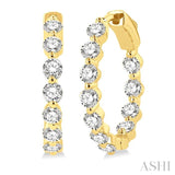 Inside-Out Diamond Hoop Earrings